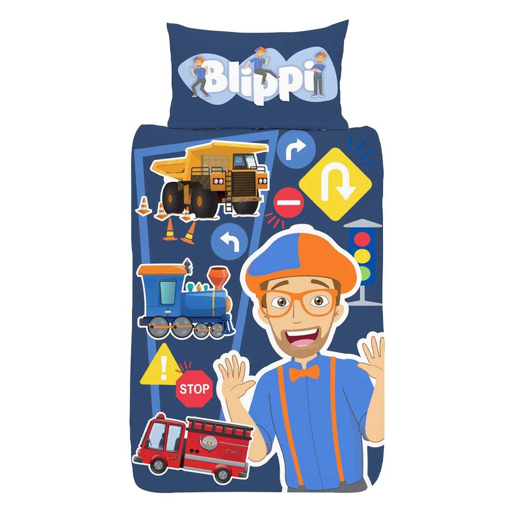 Blippi Tractor Reversible Duvet Set