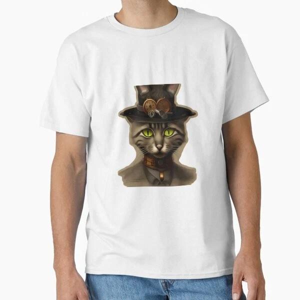 Meow Monsieur 02 Classic Tshirt Made In Usaaus Tshirt S2xl S