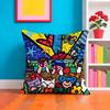 Romero BBritto Singer Pillow Case Pillow Case Plush Fabric Soft Double Sided Print Home Sofa High Quality Cushion