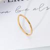Minimalist Thin Rings for Women Wedding Brilliant Cubic Zircon High Quality Versatile Female Finger Ring Jewelry