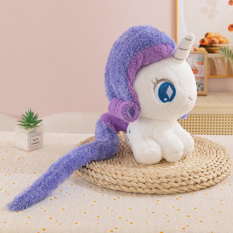 Adorable Rainbow Unicorn Plush Toy - My Little Pony Birthday Gift for Kids