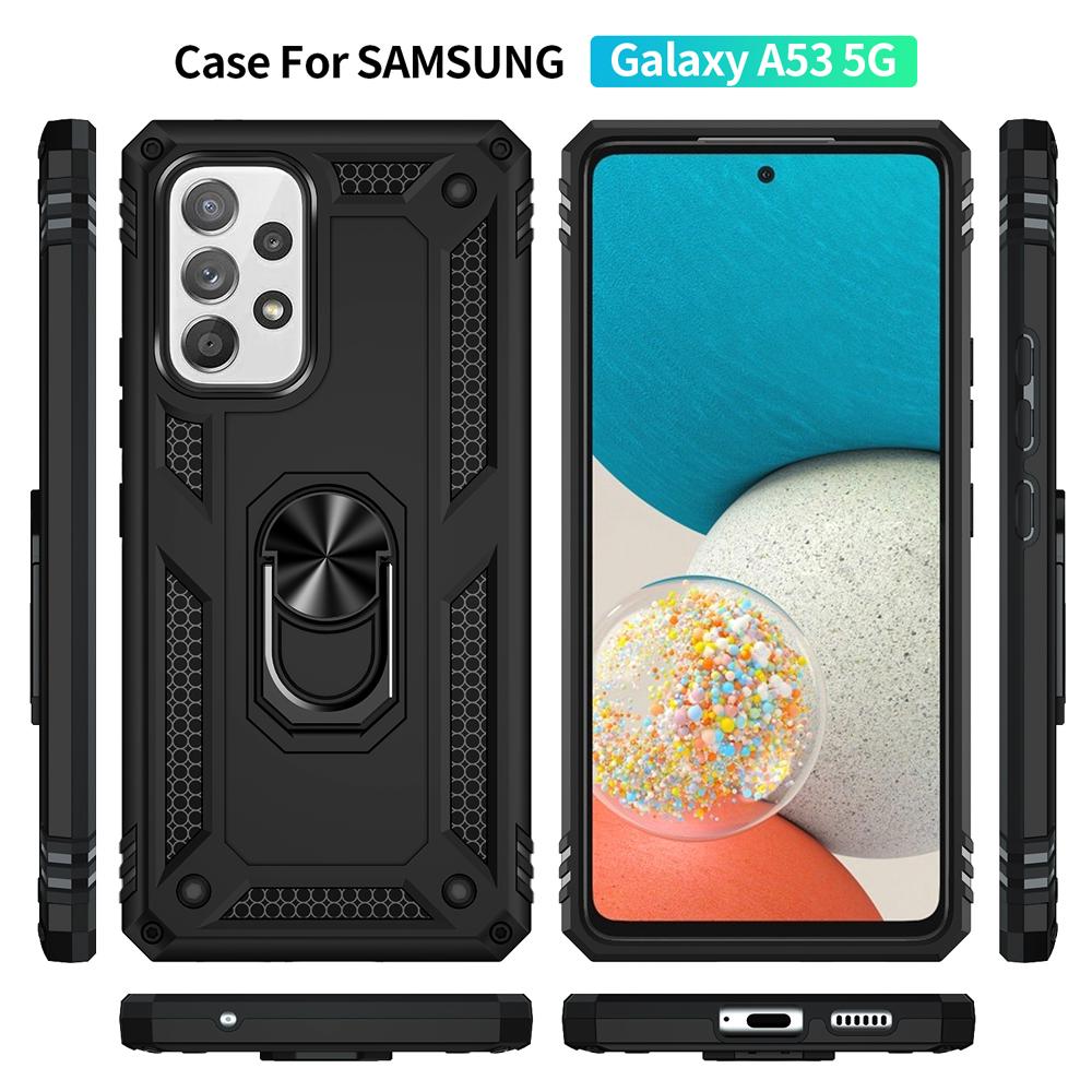 Shockproof Armor Case For Samsung Galaxy A33 A53 A73 A52 A A A42 A55 A35 A54 A51 A50 A32 A21s A71 A22 A41 Metal Ring Cover