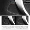 For BMW F20 2012- Made of Alcantara Car Interior Door Horn Ring Speaker Panel Trim Performance Sticker Tuning Accessories