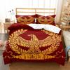 SPQR Imperio Romano Juegos de Cama Funda Nórdica Fundas de Edredón Con Funda de Almohada Ropa de Cama Acolchada con Estampado 3D