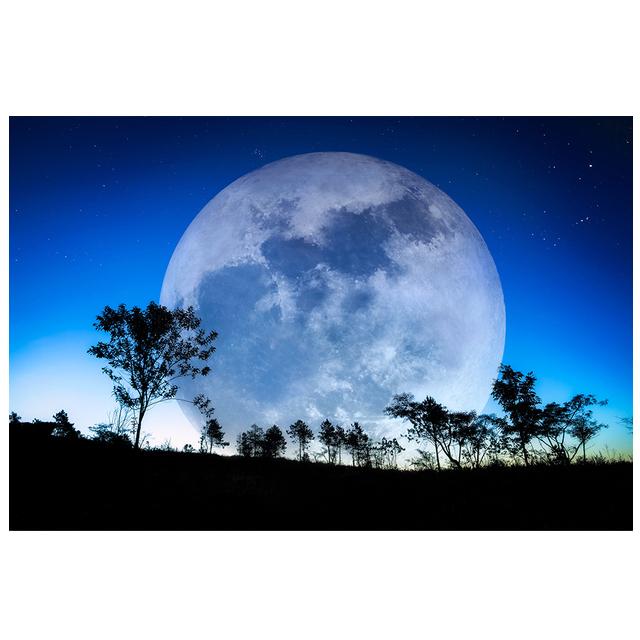 Science fiction galaxy universe of the planet art canvas painting cosmic exoplanet modern landscape wall