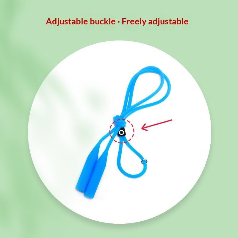 Silicone Children Glasses Chains Eyeglasses Adjustable Anti-Slip Anti-Fall Sunglasses Sport Band Cord Holder For Kids And Adult