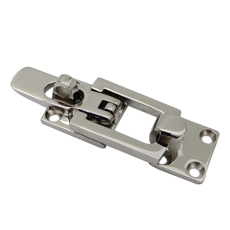 Stainless Boat Locker for Fishing Flatable Boat Anti-Rattle Fastener Clamp Marine Boat Door Lock Catch
