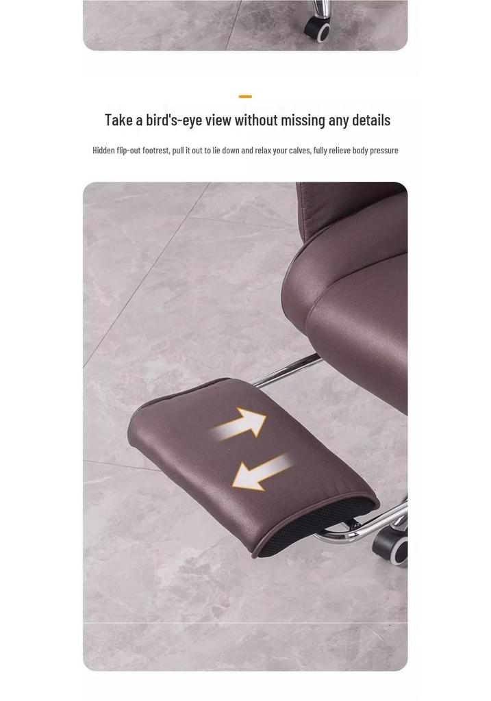 Executive Reclining Office Chair - Comfortable Sofa Chair for Home and Business Use