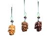 Little Dragon Girl Zodiac Dragon Phone Charm Pendant - Wooden Handicraft Keychain Gift Ornament.
