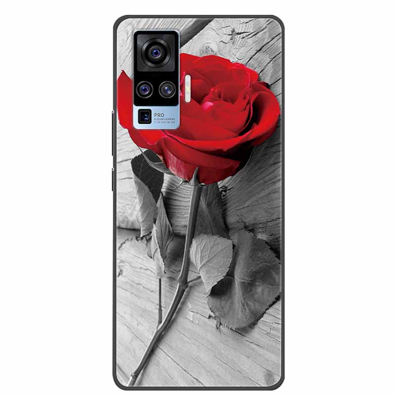 Für Vivo X50 Pro Hülle Cartoon TPU Weiches Silikon Handyhüllen für Vivo X50 Pro Plus Pro+ Abdeckung für Vivo X50 5G V2001A Süße Coque