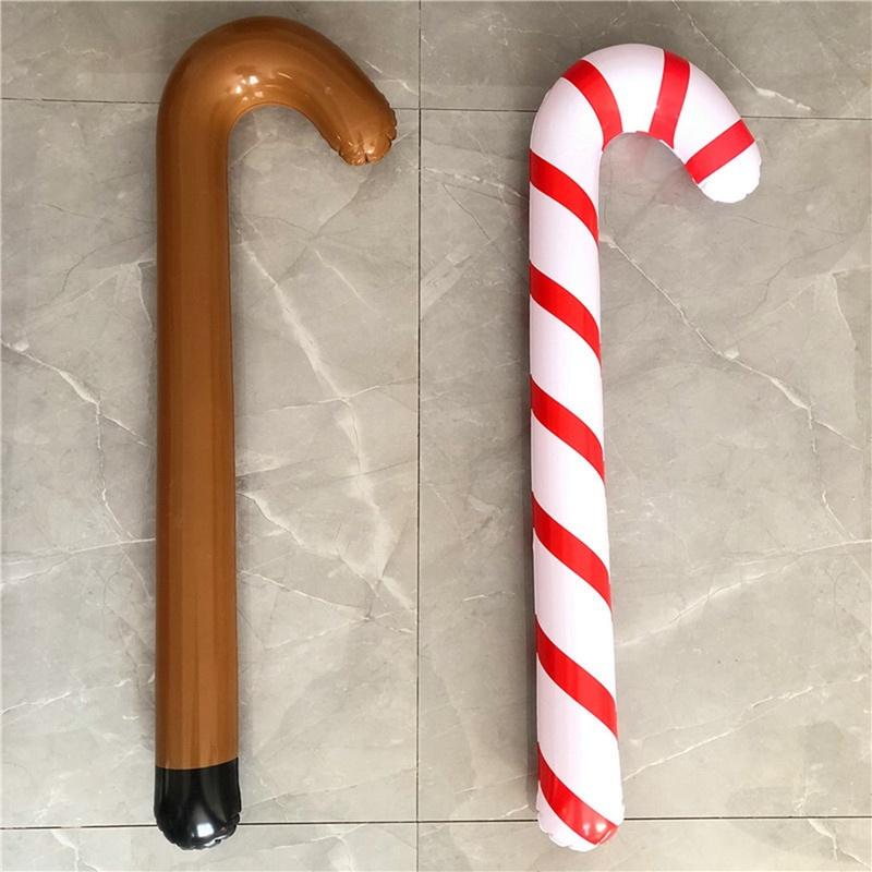 1pcs Christmas Inflatable Candy Canes Balloons