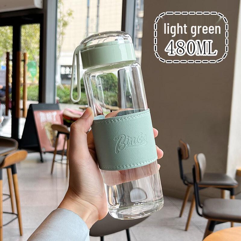 ZISIZ 2025 Trendy Transparent Glass Tea Cup