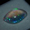 Lab Created Doublet Opal Cabochon 13 Ct Fabulous Certified Loose Gemstone