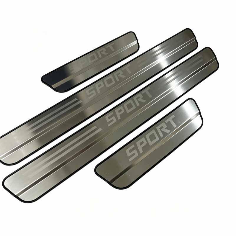 Lexus RX/NX Stainless Steel Welcome Pedal Scuff Plates - Interior Decorative Accessory