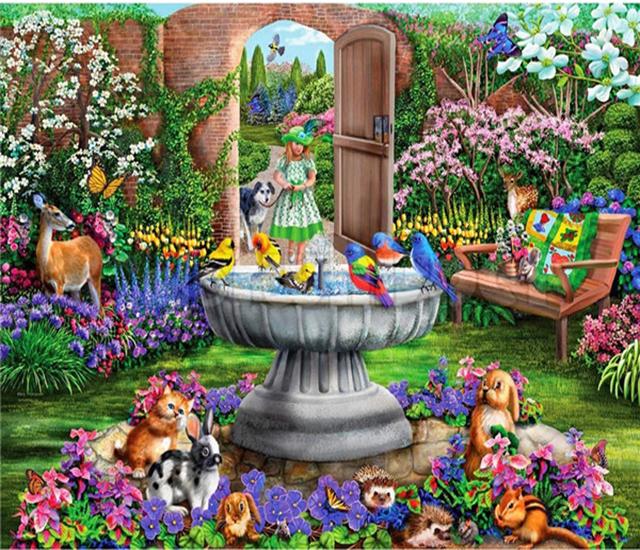 RUOPOTY DIY Frame Oil Painting By Numbers Daisy Flower Acrylic Home Decor On Canvas Wall Art Picture Rose For Living Room