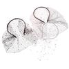 Fashion Tulle Cage Veil With Pearls Wedding Party Dress Veil Headbands Hair Jewelry Party Stage Headgear Headdress