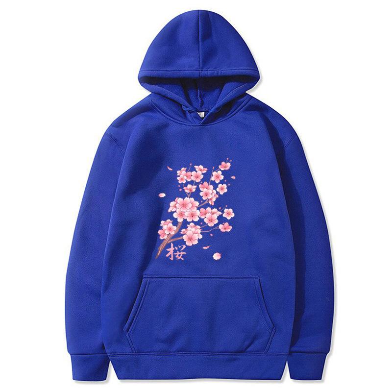 Hoodies Long Sleeve Sakura Kawaii Keep Warm Swea
