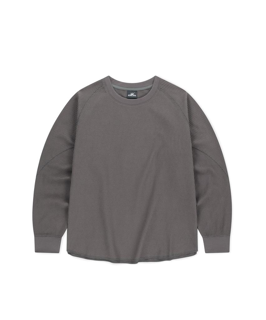 Sseonleobeutueo Aero Waffle Ls Tee Charcoal