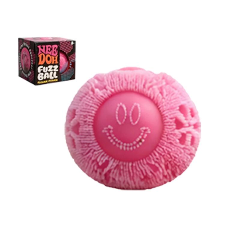 Fuzz Ball Sensory Squeeze Toy NeeDoh Sensory Squishy Toy Wonder Waves Textured Stress Relief Fidget Ball for Adults Kids*-.