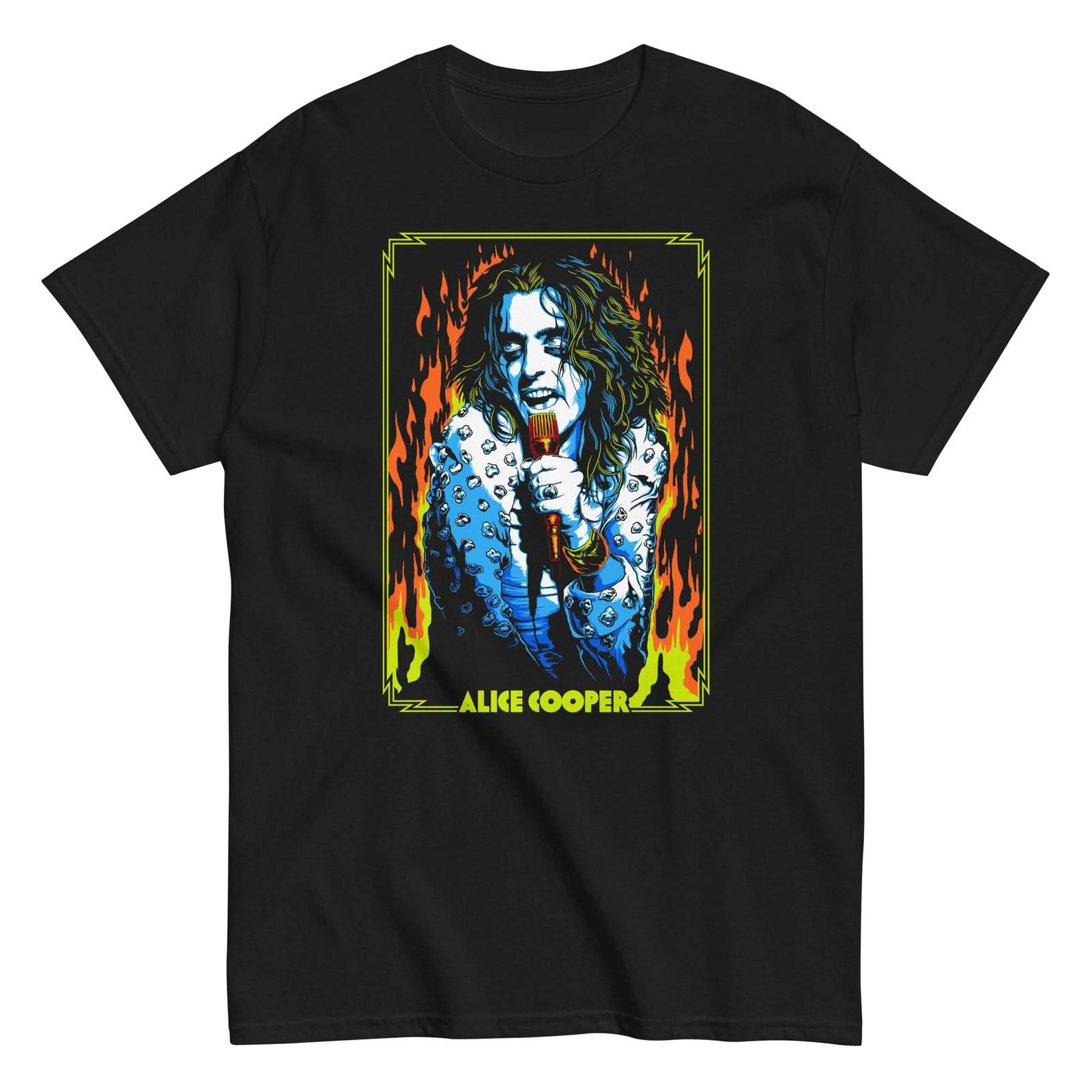 Alice Cooper - Flames T Shirt XXL