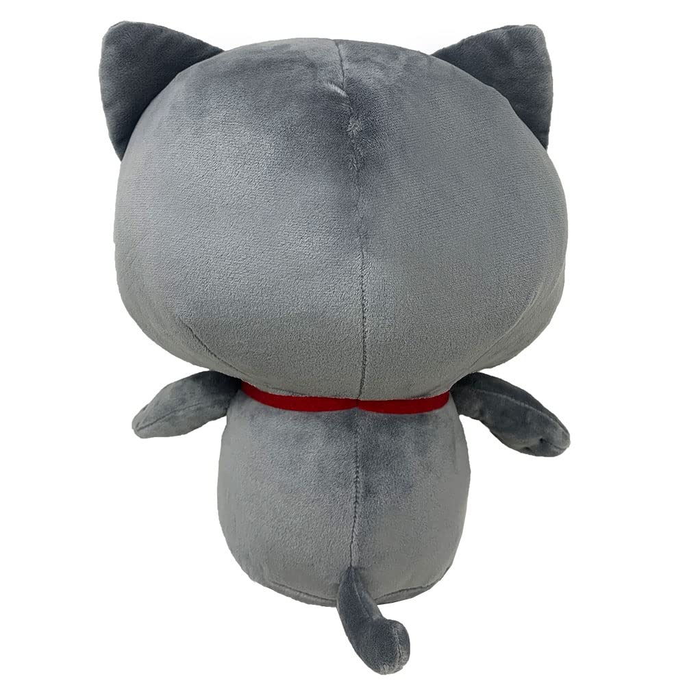 QIDUHUQI Character - The mischievous expression of this cat is irresistible A giant plush toy of the cat by Yuji Nishimura, approximately 32cm tall.