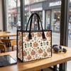 Halloween Pumpkin Tote Bag Fashion Casual Large Capacity Daily Outdoor Handbag for Women