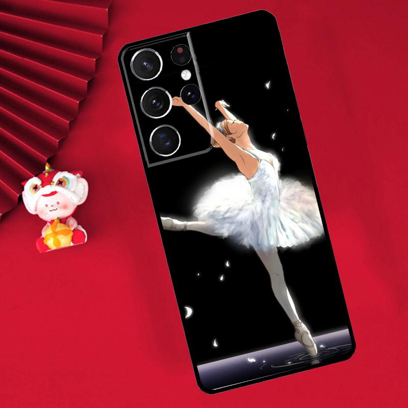 Ballerina Ballet Dancer Girl Case For Samsung Galaxy S24 Ultra S21 S22 S20 S23 S25 Ultra Plus S9 S10 S25 FE Cover Funda
