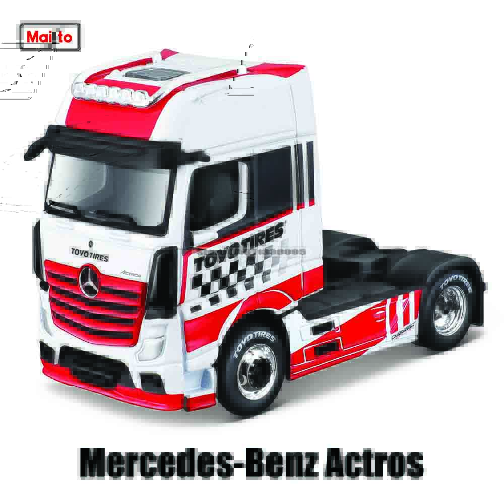 Maisto 1:64 Mercedes-Benz MACK Anthem Trailer trailer model simulation car model alloy car toy male collection gift