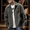 Detroit Men's Spring/Autumn 2025 Retro Cotton Jacket - Trendy, Casual, and Cool.