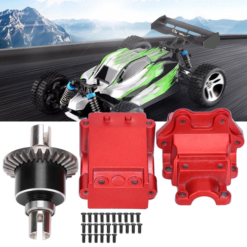 RC Red Gear Box with Metal Differential Kit for WLtoys 144001 1/14 Remote Control Car