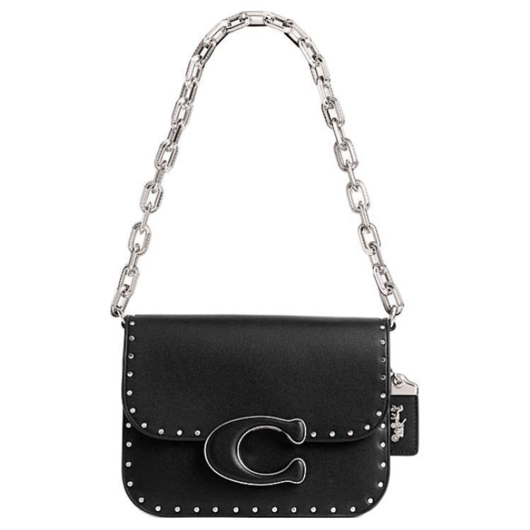 

Coach Shoulder Bag Leather Black Casual Daily Travel CU037-LHBLK Basic Set (Bag+Dust Bag)