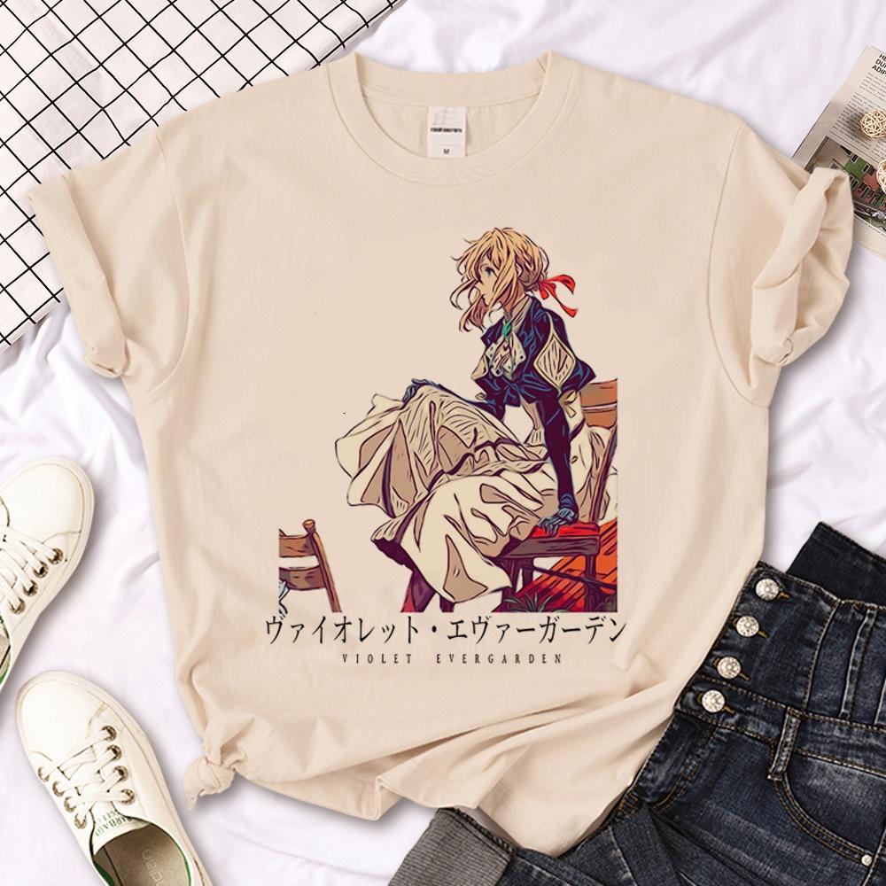

Жіночі футболки Violet Evergarden з принтом жіночий графічний одяг y2k 3XL