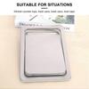 Stainless Steel Garbage Flap Lid Trash Bin Cover Built-in Balance Swing Flap Garbage Lid for Kitche