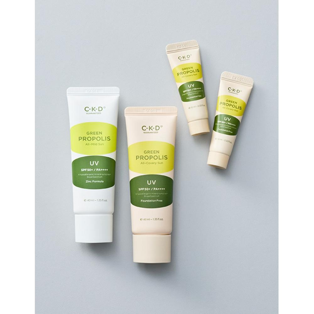 

Ckd Chonggeundang Health Green Propolis Padefree+Mild Sun Special Set 40 Ml For All Coverage Sun 40 Ml For Mild Sun 10 Ml 2