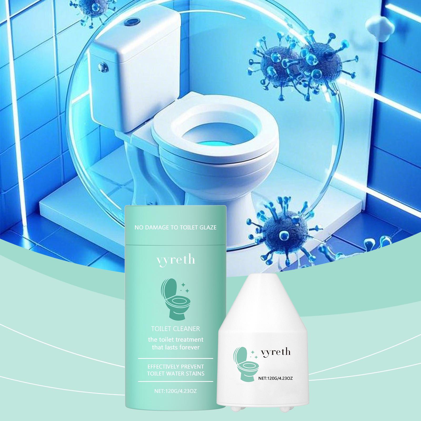 

Powerful Toilet Bowl Cleaner,Removes Tough Stains & Limescale Fast.Heavy Duty Formula for Deep Cleaning,Disinfects & Deodorizes 120g