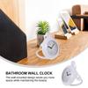 Silent Movement Bathroom Clock Plastic Wall Mounted Clock Unique Hanging Watch  Bedroom