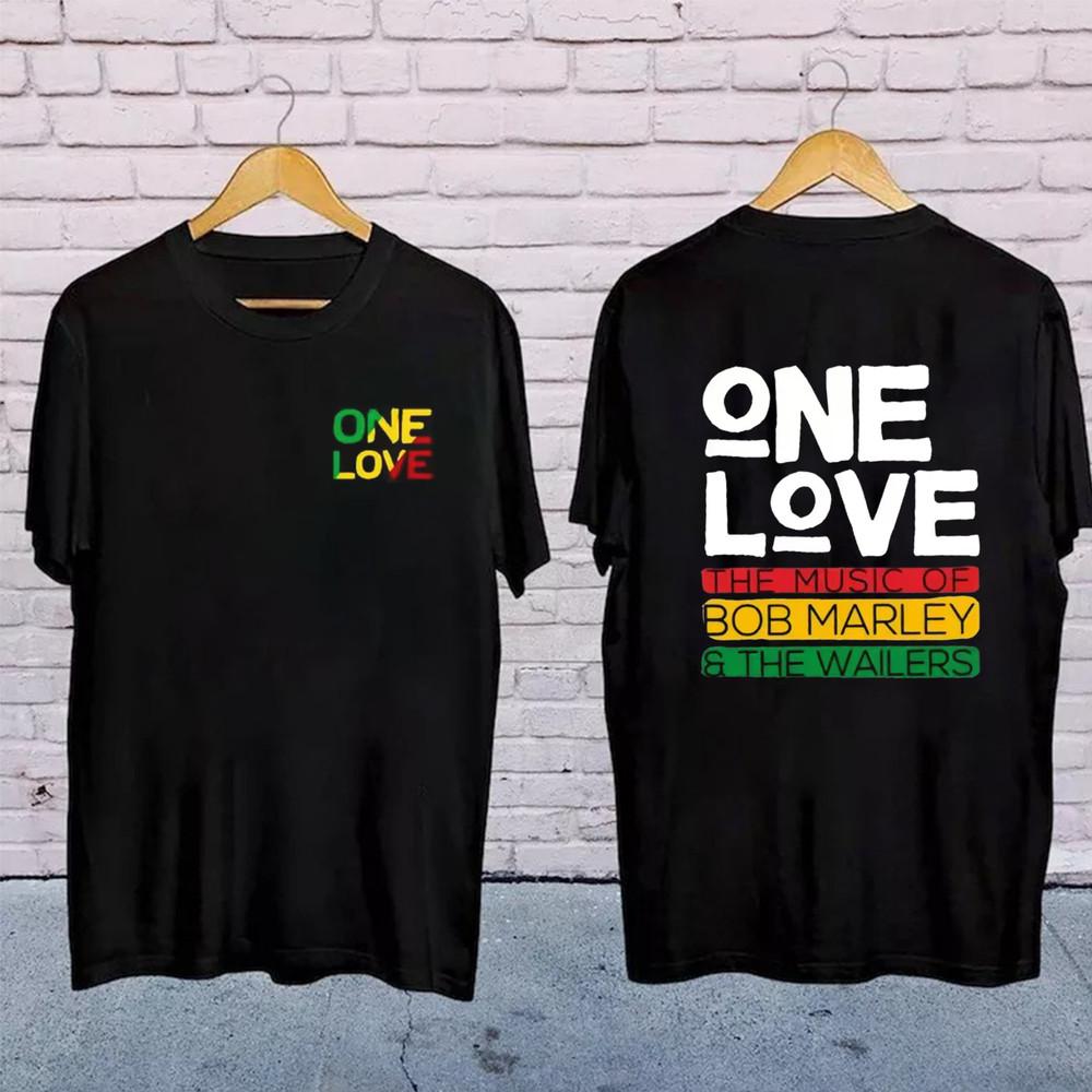 

Reggae Originator Bob Marley T Shirt, One Love Crewneck Unisex, Gifts For Fan. 2XL