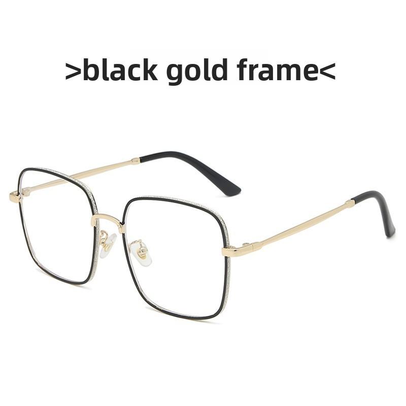 Fashion Square Glasses Frame With Blue Light Blocking For Stylish Office Wear