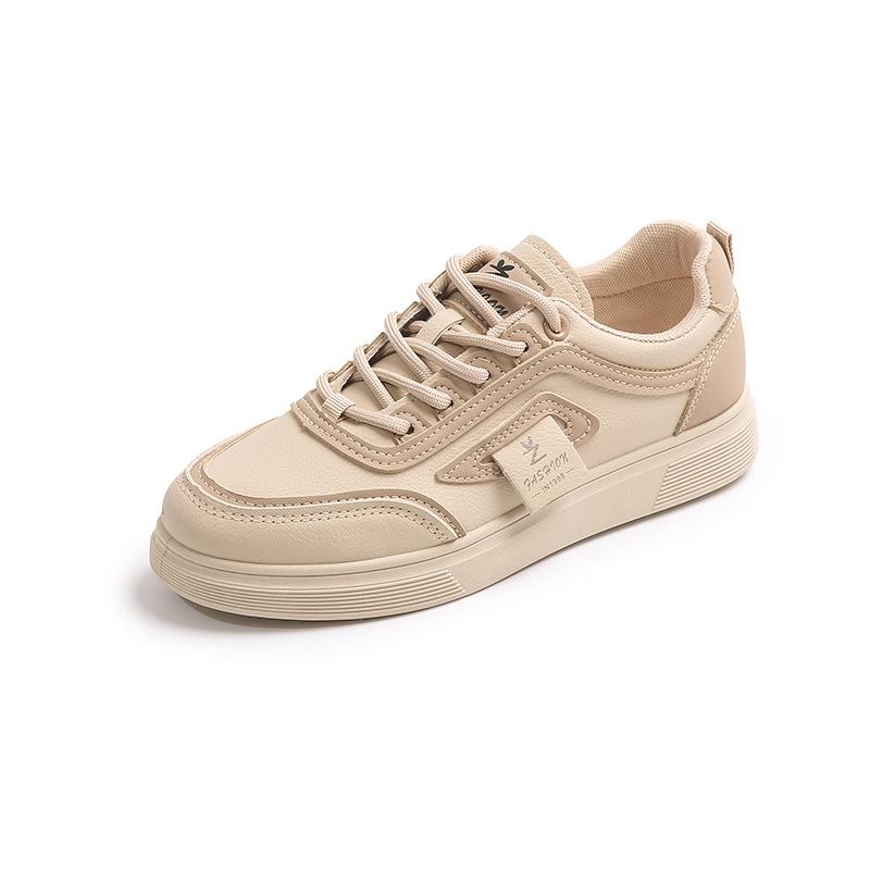 Little White Shoes Women's Spring New Ins Female Students' Leisure Sports Versatile Board Shoes Street Shot Q