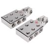 Pair Battery Terminal Clamp Positive Negative Audio Modification for Caravan Car Motorhome RV Bus