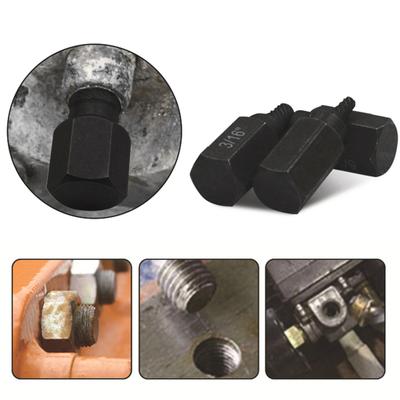 Sada 10 ks poškozených vytahovačů šroubů Vysoká tvrdost Nerezové Snadno použitelné Nástroje na vytahování šroubů pro těžké zatížení