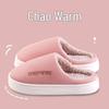 Women's Closed-Toe Plush Warm Cotton Slippers