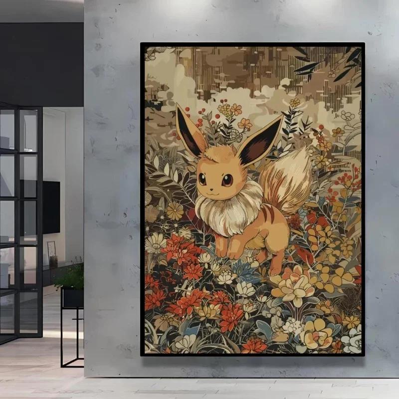 Classic Anime Pokemon Squirtle Latios Poster Hd Canvas Prints Cartoon Character Home Living Room Wall Decorative Holiday Gift