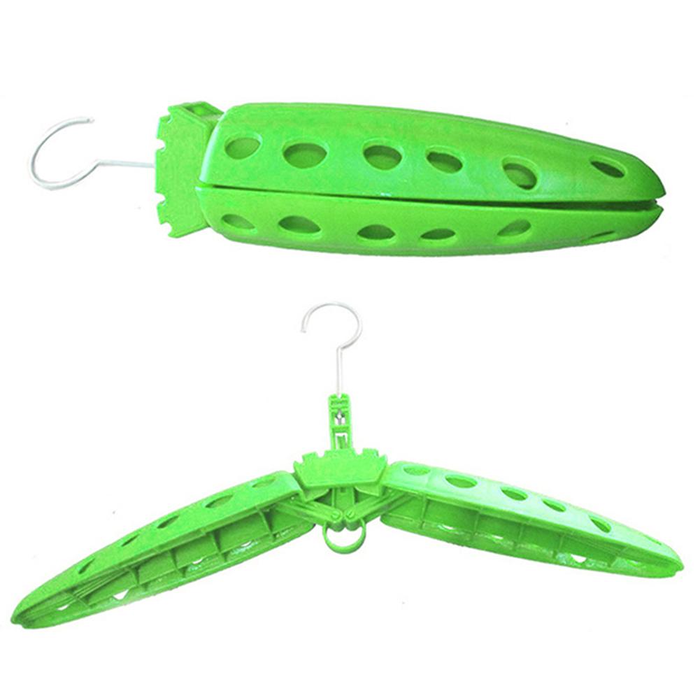 Folding Vented Hanger Foldable Clothes Hanger Plastic Portable Rustproof Surfing Gear Snorkeling Accessories