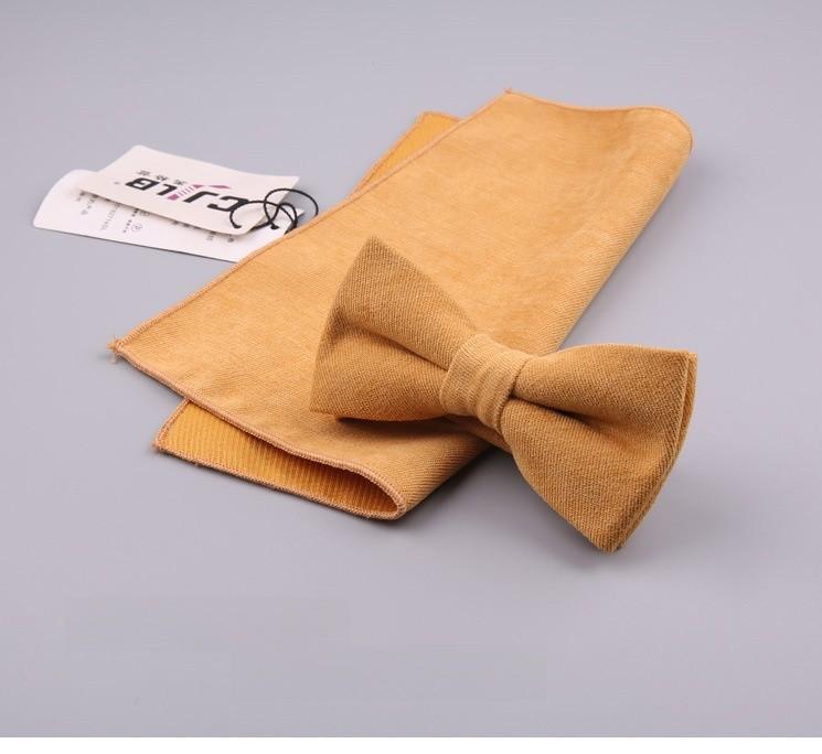 Cotton Bow Tie Set For Men Women Elegant Formal Accessories Gift For Adults