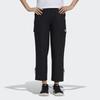 Adidas Casual Solid Color Pocket Long Pants Women Bottoms Black GP0666