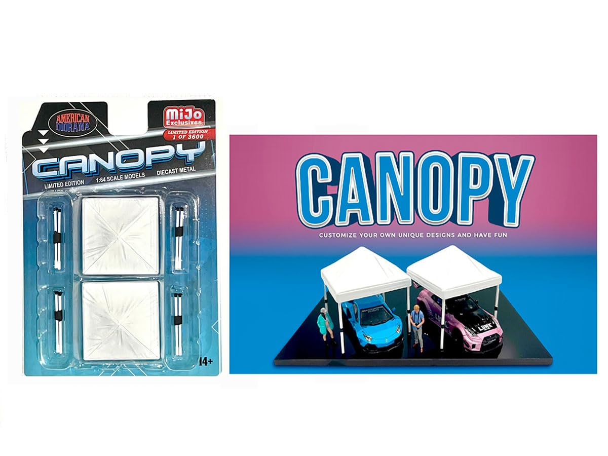 

American Diorama Figure Set Canopy White [Mijo Custom] 1/64