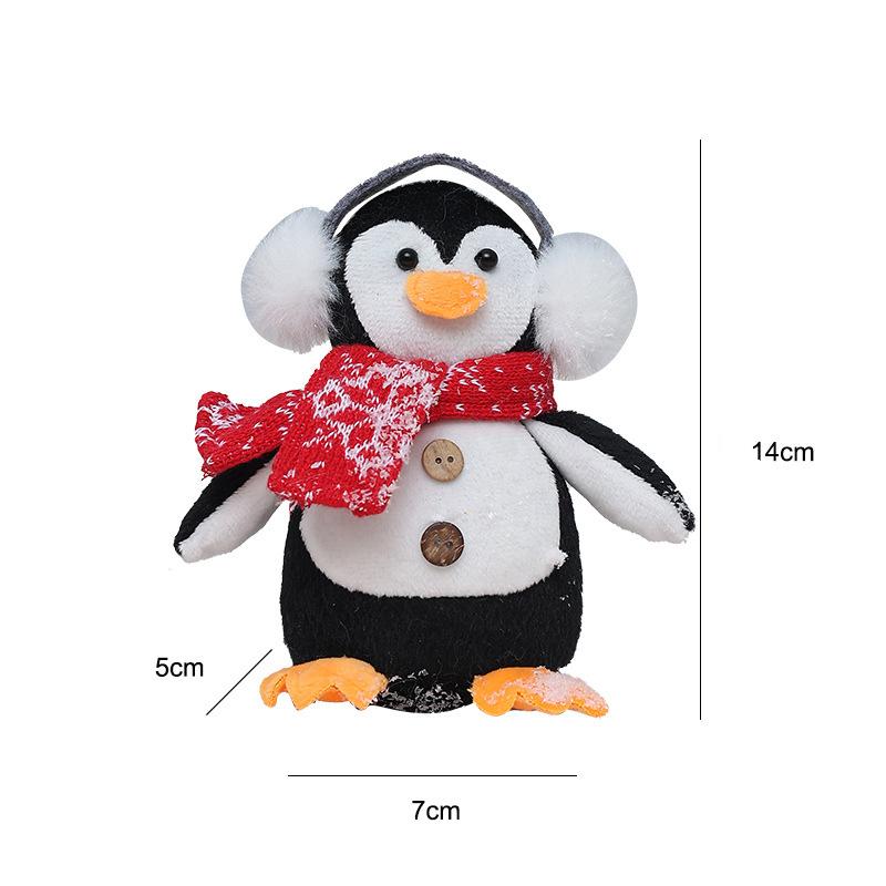 1PC Christmas Decorations Dwarf Figurines Long-Legged Rudolph Christmas Gift Ornaments