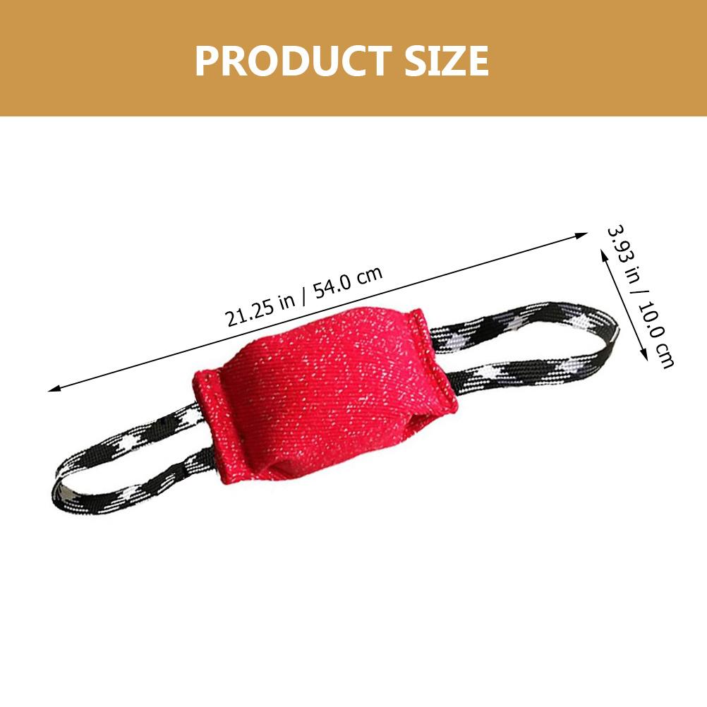 

Dog Training Bite Pillow Durable Tug For Puppies Adult Dogs Chew Resistance Reduce Anxiety Dog Agility Equipment червоний