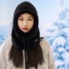 Solid Color Cycling Windproof Cap Keep Warm Ski Mask Hat Simple Winter Balaclava  Men